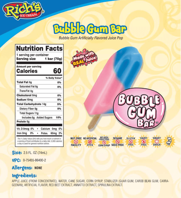 Bubble Gum 1 Case - (4) 24/PKS - Image 2